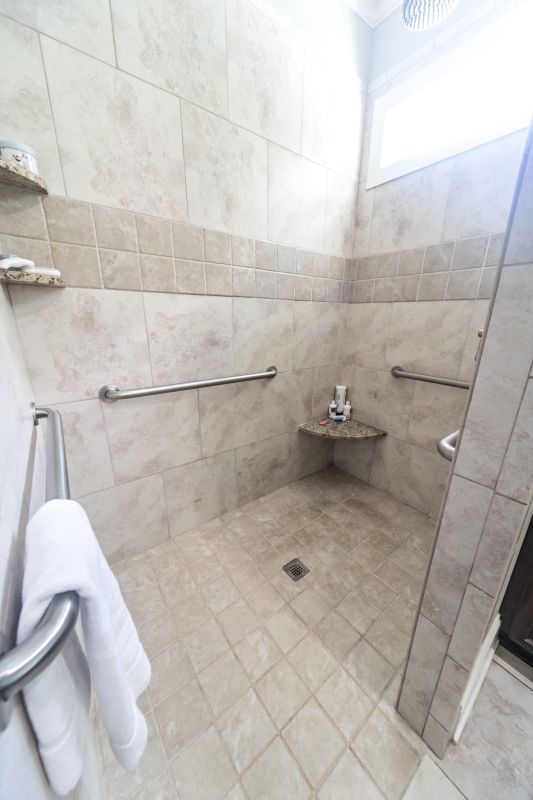 Spacious Walk-in Shower